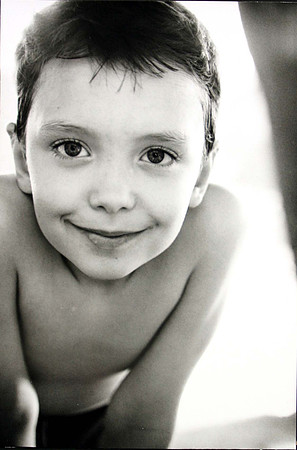 boy in summer
