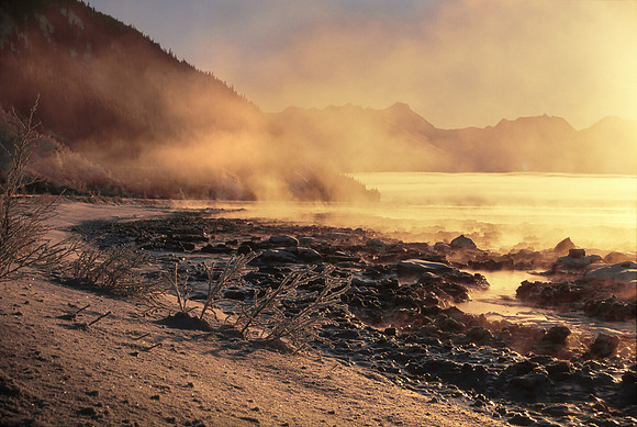 Frozen Mud flats, Turnagain Arm, Alaska