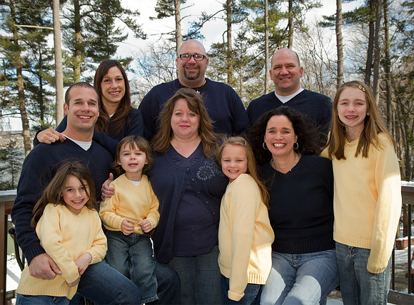 Large family portrait