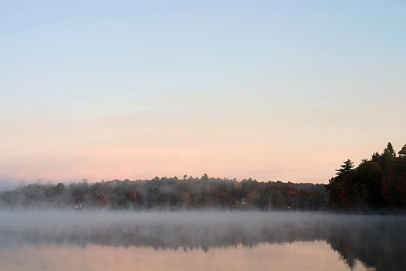 dawn at the lake